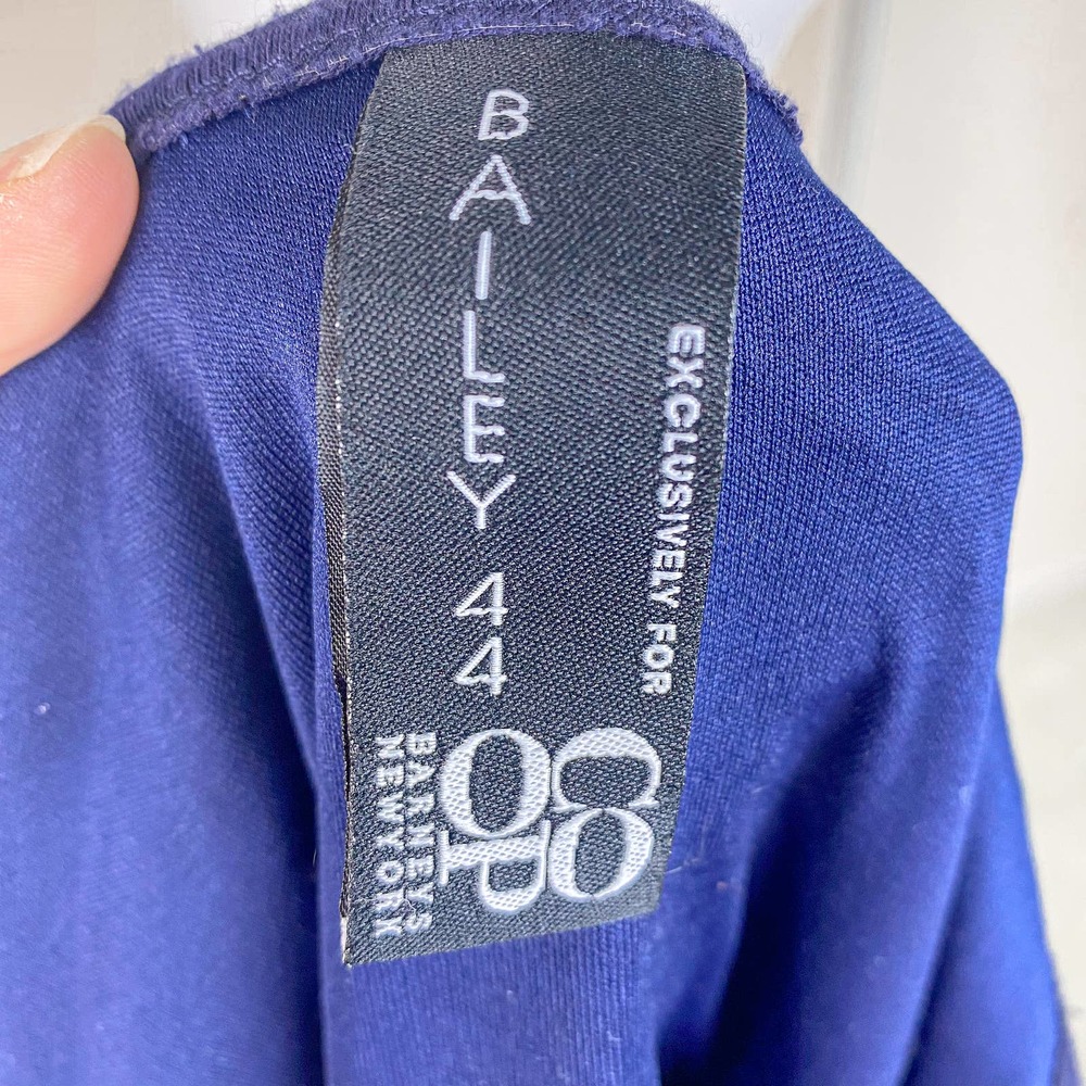 Bailey44 Barneys Babydoll Coop Blue Sequin Super Nova Mini Dress Size Small - Picture 10 of 13
